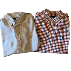 Ralph Lauren Kids Medium Long Sleeve Button Down Shirt Bundle